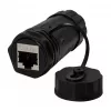 Cable gender changer LOGON NETWORKING TWPGLAND84 RJ-45 Black
