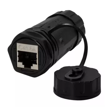 Cable gender changer LOGON NETWORKING TWPGLAND84 RJ-45 Black