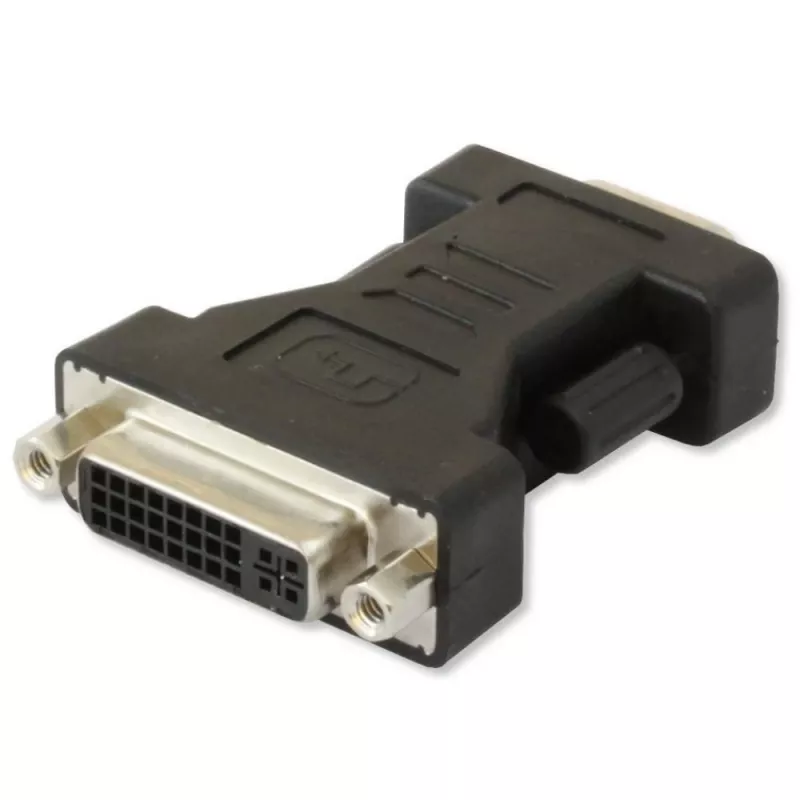 Techly DVI to analog VGA F / M Adapter IADAP DVI-9100, VGA, DVI-I, Black
