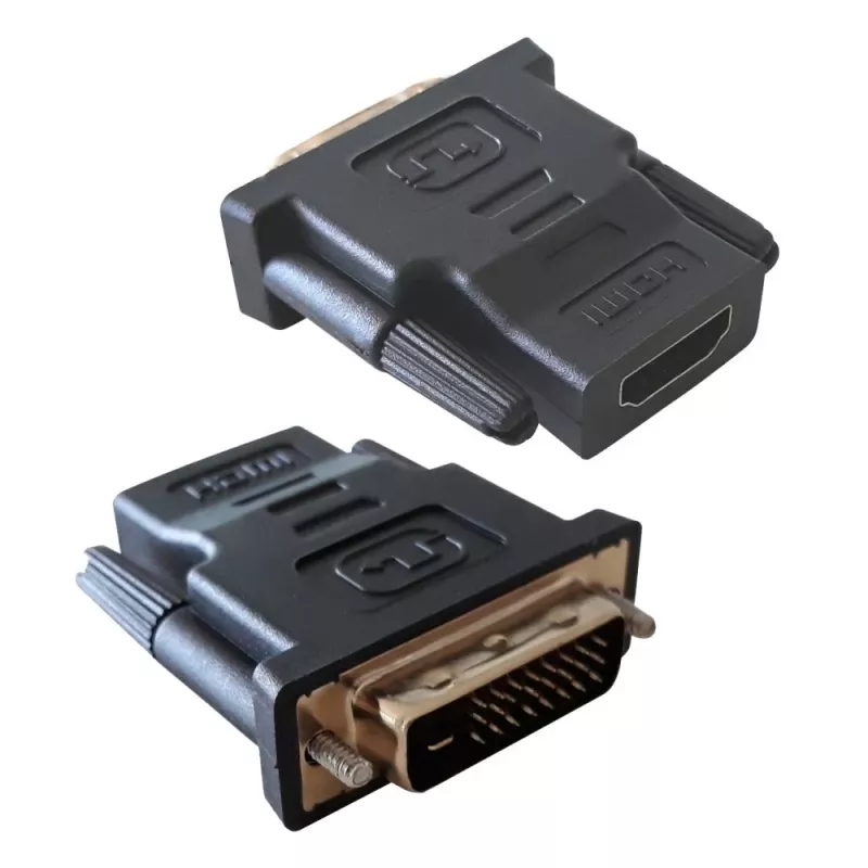 Cable gender changer DVI-D Black Techly IADAP-DVI-HDMI-F