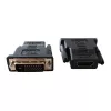 Cable gender changer DVI-D Black Techly IADAP-DVI-HDMI-F