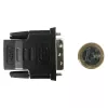 Cable gender changer DVI-D Black Techly IADAP-DVI-HDMI-F