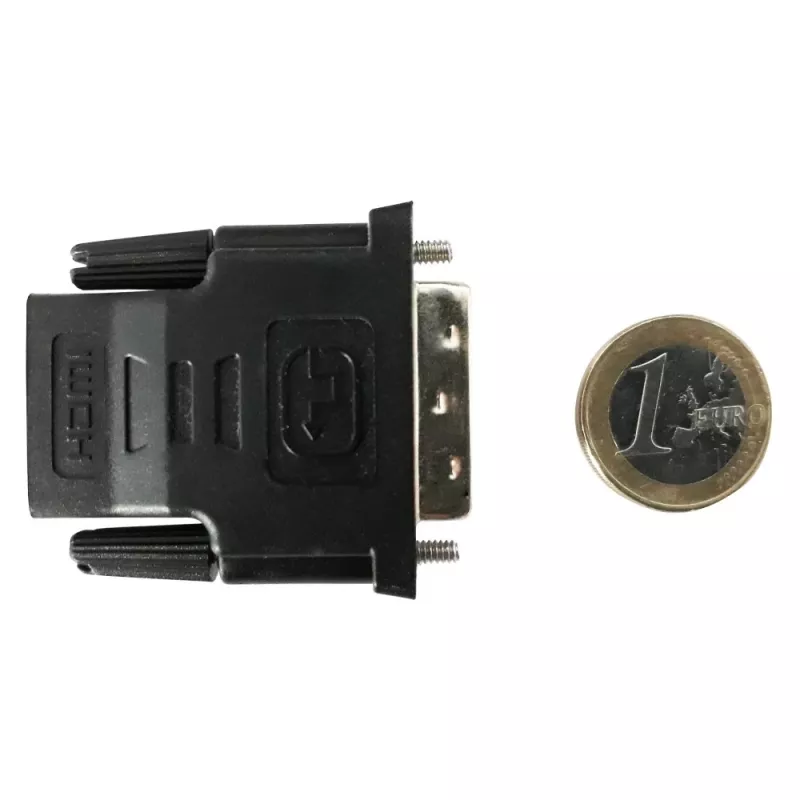 Cable gender changer DVI-D Black Techly IADAP-DVI-HDMI-F