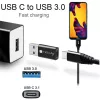 USB Gender Changer Techly IADAP USB3-AFT USB A to USB C Black