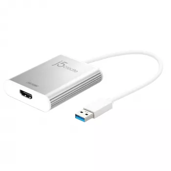 j5create JUA354 USB 3.0 to 4K HDMI Display Adapter Silver