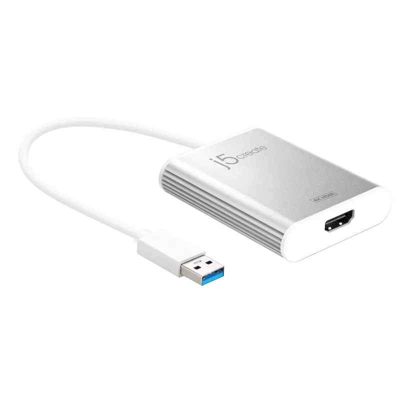 j5create JUA354 USB 3.0 to 4K HDMI Display Adapter Silver