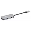 Manhattan USB-C Dock/Hub HDMI USB-A USB-C 100W Power Delivery 4K 60Hz