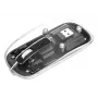 Wireless Mouse Manhattan Transparent Rechargeable USB