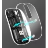 Wireless Mouse Manhattan Transparent Rechargeable USB