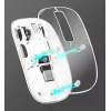 Mouse Manhattan Transparent Rechargeable Wireless USB