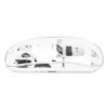 Mouse Manhattan Transparent Rechargeable Wireless USB