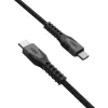 USB-C to USB-C Power Cable EATON Urban Armor Gear Kevlar Core 1.5 m, USB 2.0, black/grey