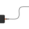 USB-C to USB-C Power Cable Eaton 1.5 m — Kevlar Core, USB 2.0, Black/Orange
