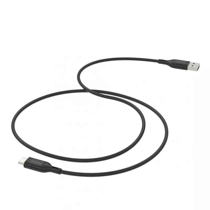 mophie essentials charging cables | 1M USB cable USB 2.0 USB A USB C Black
