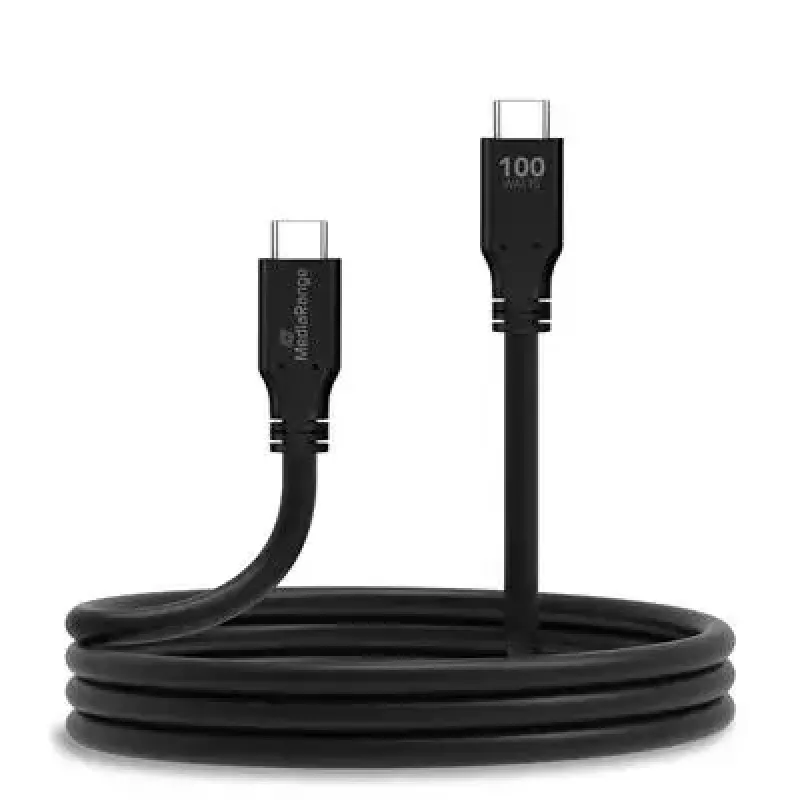 USB cable MediaRange MRCS218 3 m USB 3.2 Gen 1 USB C Black