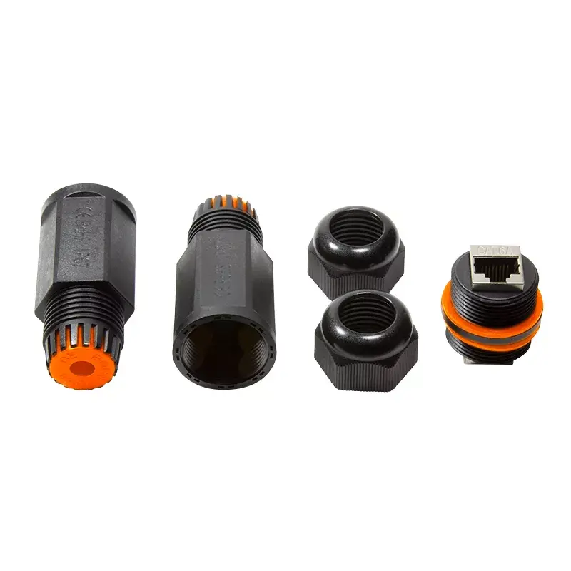 Wire Connector LogiLink NP0081 2x RJ45 Black