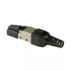 Wire connector LogiLink MP0044 RJ-45 Cat6a 0.5m Stainless steel