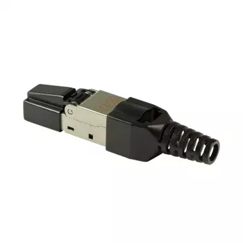 Wire connector LogiLink MP0044 RJ-45 Cat6a 0.5m Stainless steel