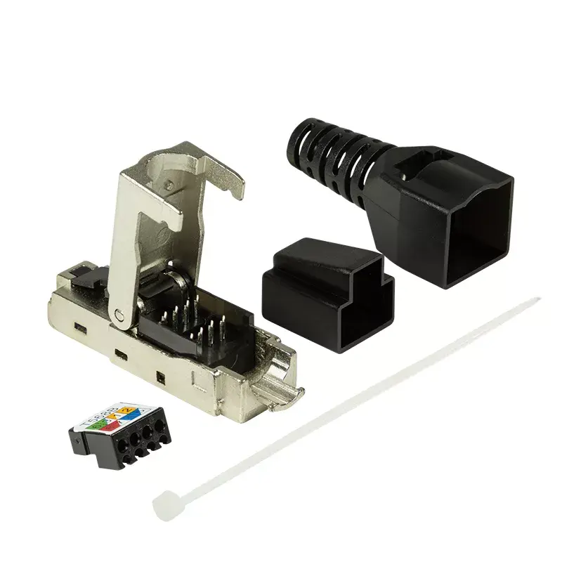 Wire connector LogiLink MP0044 RJ-45 Cat6a 0.5m Stainless steel