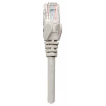 Intellinet Network Patch Cable, Cat5e, 2m, Grey, CCA, U/UTP, PVC, RJ45, Gold Plated Contacts, Snagless, Booted, Lifetime Warranty
