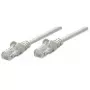 Intellinet Network Patch Cable, Cat5e, 2m, Grey, CCA, U/UTP, PVC, RJ45, Gold Plated Contacts, Snagless, Booted, Lifetime Warranty