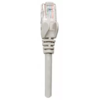 Intellinet Network Patch Cable, Cat5e, 15m, Grey, CCA, U/UTP, PVC, RJ45, Gold Plated Contacts, Snagless, Booted, Lifetime Warranty