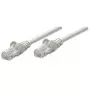 Intellinet Network Patch Cable, Cat5e, 15m, Grey, CCA, U/UTP, PVC, RJ45, Gold Plated Contacts, Snagless, Booted, Lifetime Warranty