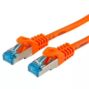 Networking cable LOGON TCR55SS100O Cat5e SF/UTP (S-FTP) Orange 10 m RJ-45–RJ-45