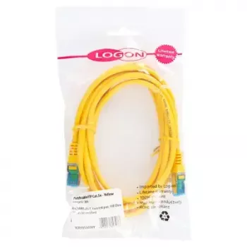 Networking cable LOGON TCR55SS200Y Cat5e SF/UTP (S-FTP) RJ-45 to RJ-45 20 m Yellow