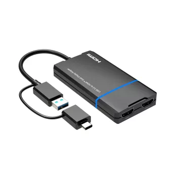 Microconnect USB 3.1 Type-C to HDMI Adapter MC-USB3.1CHDMIX2-2IN1