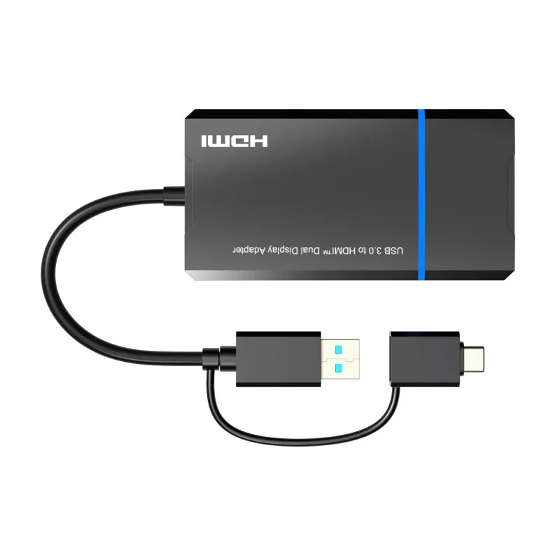 Microconnect USB 3.1 Type-C to HDMI Adapter MC-USB3.1CHDMIX2-2IN1