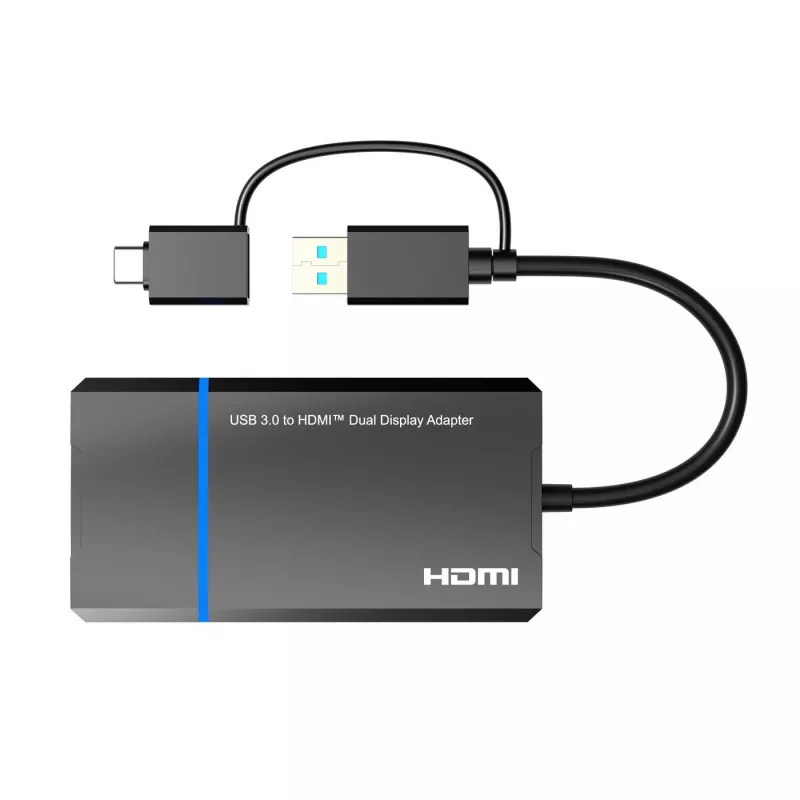 Microconnect USB 3.1 Type-C to HDMI Adapter MC-USB3.1CHDMIX2-2IN1