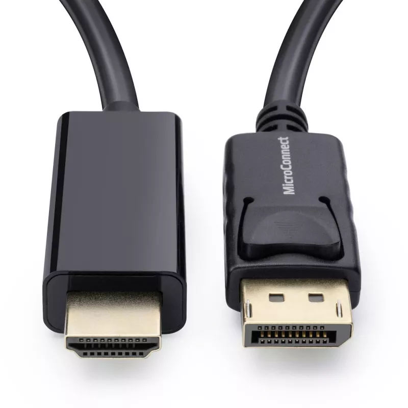 Microconnect MC-DP-HDMI-200 video cable adapter 2 m DisplayPort Black