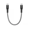 USB-C Cable Sandberg Survivor 0.2M 100W Black White