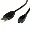 USB 2.0 Cable ROLINE A - 5-Pin Mini M/M 3.0 m