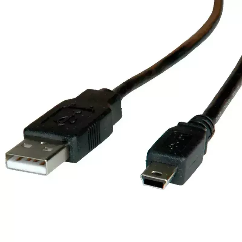 USB 2.0 Cable ROLINE A - 5-Pin Mini M/M 3.0 m
