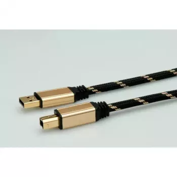 USB Cable ROLINE GOLD A - B M/M 4.5 m
