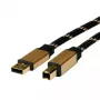 USB Cable ROLINE GOLD A - B M/M 4.5 m
