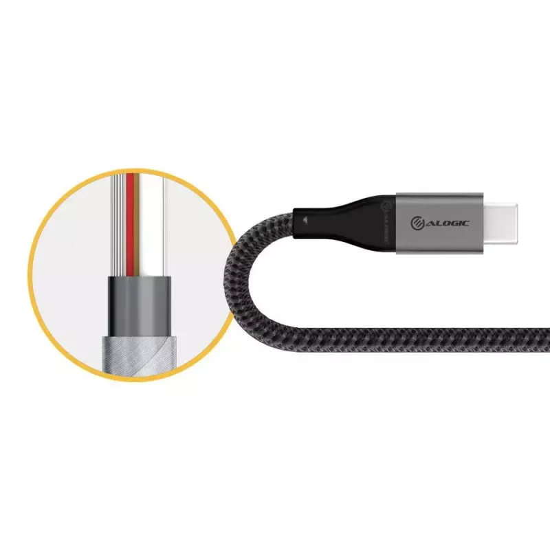 USB cable ALOGIC ULCA2030-SGR 0.3 m USB 2.0 Grey