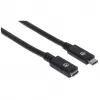 USB-C Extension Cable Manhattan 50cm Male to Female