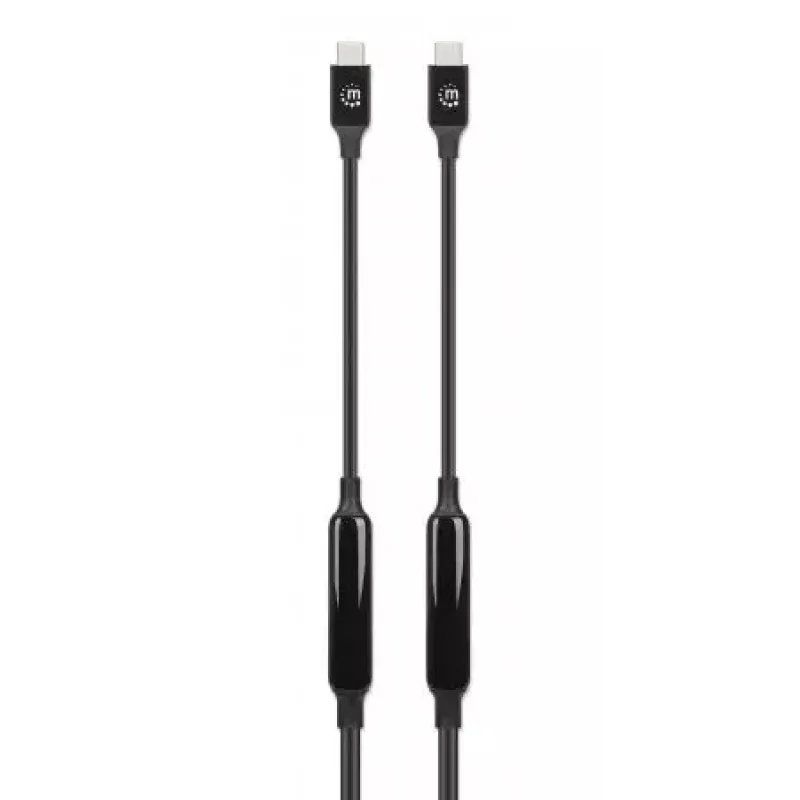 USB-C Cable Manhattan 5m Active Male to Male 10 Gbps 3A Black