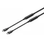 USB-C Cable Manhattan 5m Active Male to Male 10 Gbps 3A Black