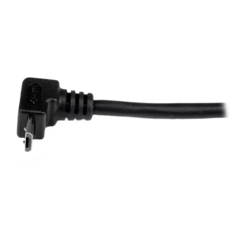 StarTech.com 1m Micro USB Cable - A to Up Angle Micro B, 1 m, USB A, Micro-USB B, USB 2.0, Male/Male, Black