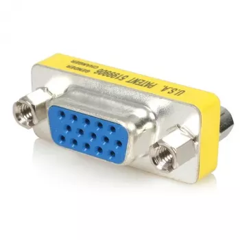 StarTech.com Slimline VGA HD15 Gender Changer - F/F, VGA, VGA, Silver