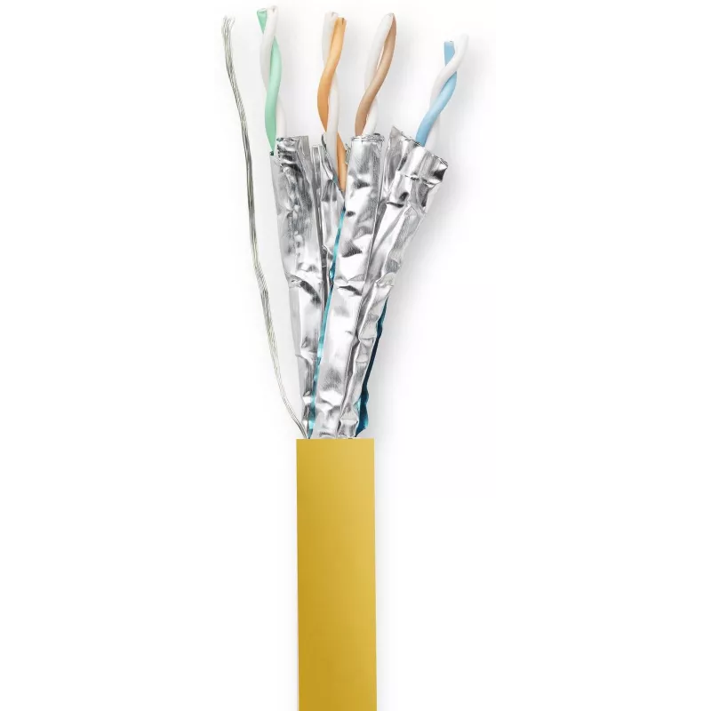 Vivolink PROCAT40 networking cable Yellow 40 m Cat6a F/FTP (FFTP)