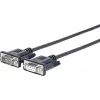 Vivolink 3.0m D-sub 9 pin - D-sub 9 pin serial cable Black 3 m
