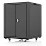 Lanview LVR16U7075BL-DCN-LAPTOP 16U Rackmount Laptop Cabinet, Black