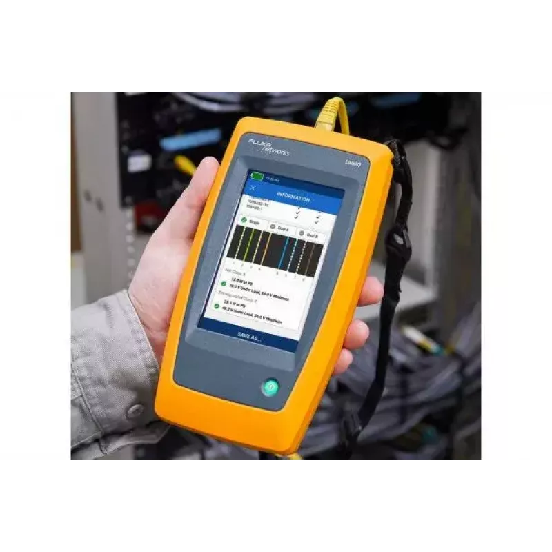 Fluke LinkIQ Network Tester Black Blue Orange RJ-45 305m