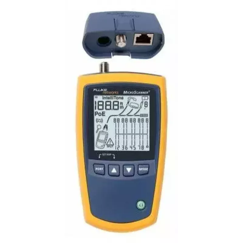 Cable Tester Fluke MicroScanner² Blue Yellow