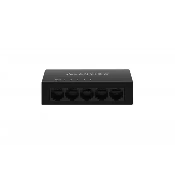 Lanview LVN-DESK-5PORT-1G unmanaged 5-port Gigabit Ethernet switch